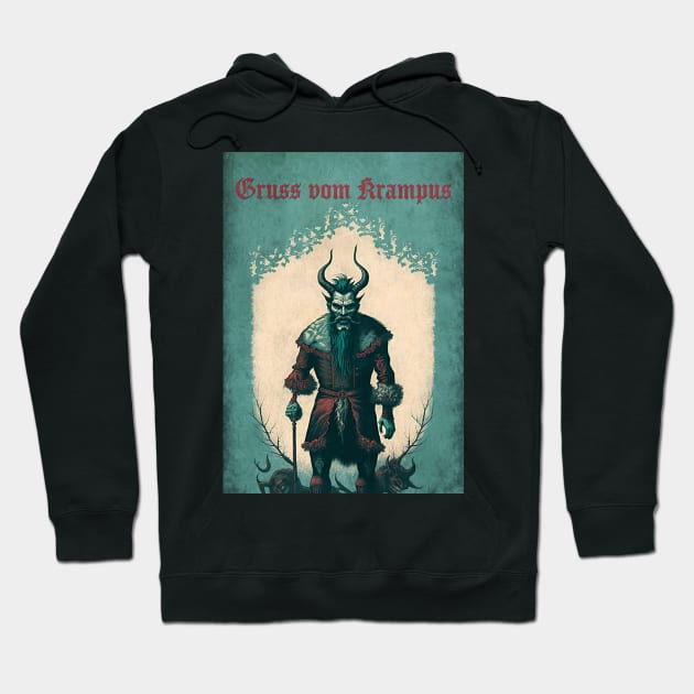 Gruss Vom Krampus Hoodie by n23tees